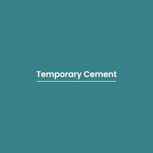 Temporary Cement